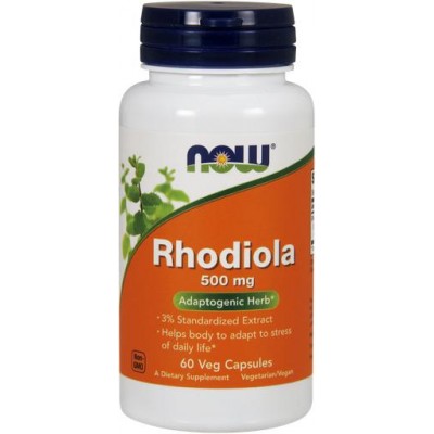 NOW Rhodiola 500mg - 60 Capsule vegetale