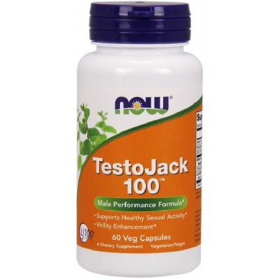 NOW TestoJack 100, Stimulent de Testosteron - 60 Capsule vegetale