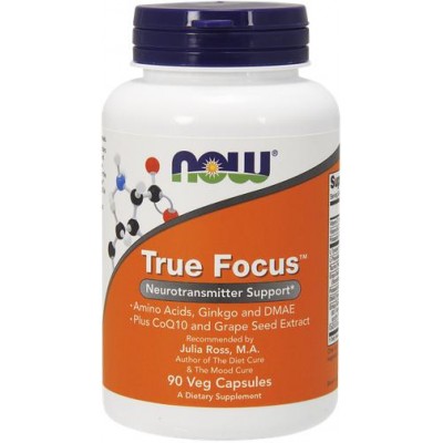 NOW Foods, True Focus - 90 Capsule vegetale