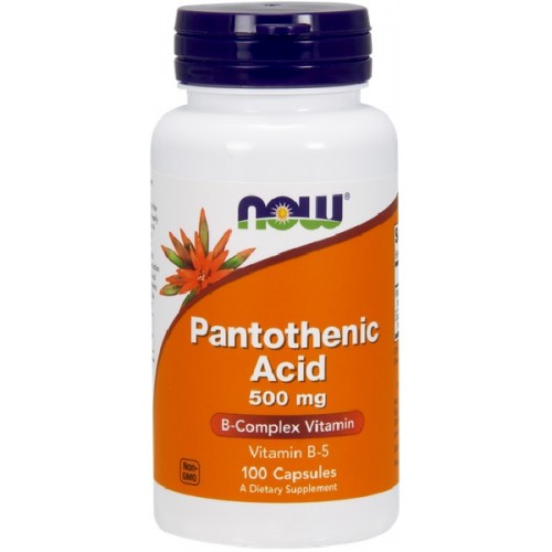 NOW Vitamina B-5 (Acid Pantotenic) 500mg - 100 Capsule