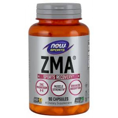 NOW ZMA 800mg (Zinc, Magneziu si B-6) - 90 Capsule