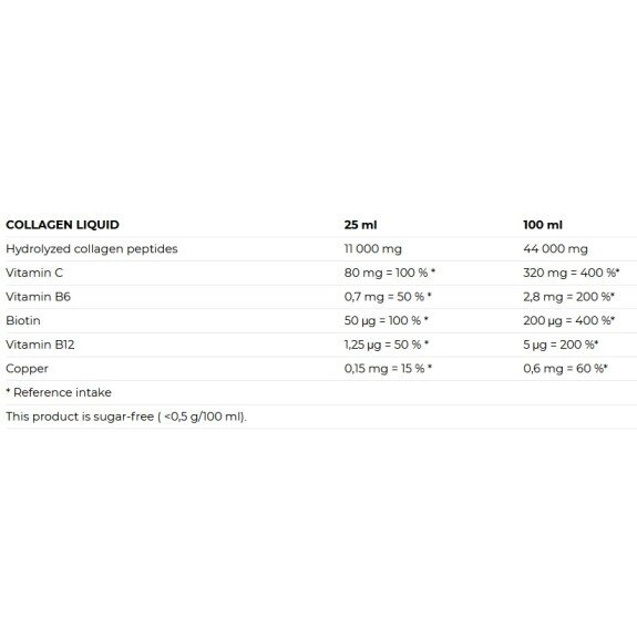 Nutrend, Collagen Hidrolizat Lichid 11000mg - 500ml