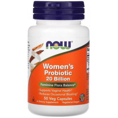 NOW Women's Probiotic 20 Billion - 50 Capsule Vegetale
