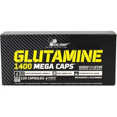Glutamine 1400 Mega Caps - 120 capsule Glutamine 1400 Mega Caps - 120 capsule