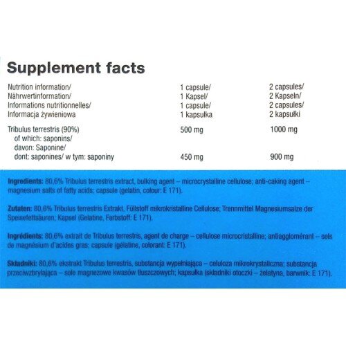 Olimp, Tribusteron 90% Saponine - 120 capsule Olimp, Tribusteron 90% Saponine - 120 Capsule