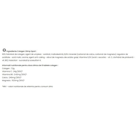 Kolagen Activ Plus, Olimp Nutrition- 80 Tablete