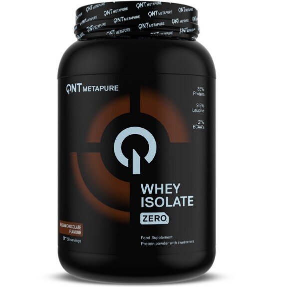 QNT Sport, METAPURE ZERO Isolate Whey Protein - 908g 
