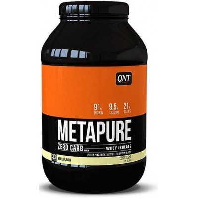 QNT Sports METAPURE ZERO Carb Isolate Whey Protein - 2kg