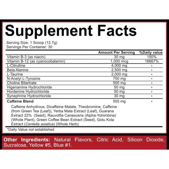 5% Nutrition Rich Piana 5150 - 375g 5% Nutrition Rich Piana 5150 - 375g