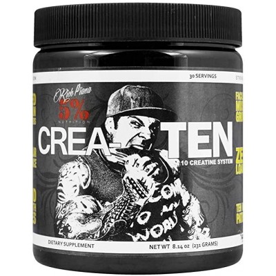 5% Nutrition Rich Piana Crea-TEN, Complex de creatina - 249g 