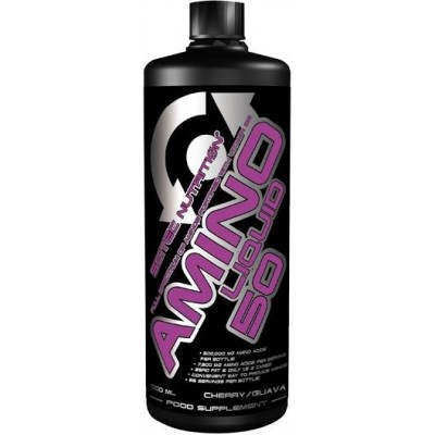 Scitec Amino Liquid-50, cu Colagen Hidrolizat - 1000ml