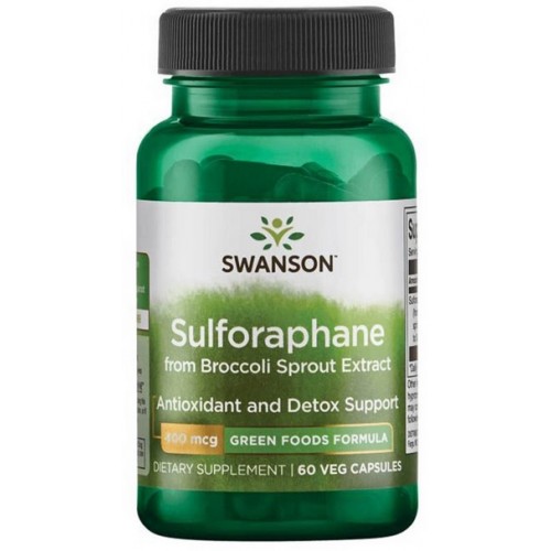 Swanson Sulforaphane from Broccoli Sprout Extract 400mcg - 60 Caspule vegetale
