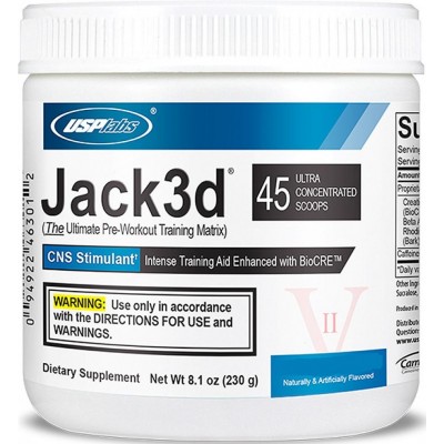 USP Labs Jack3d Advance - 248g Raspberry Lemonade