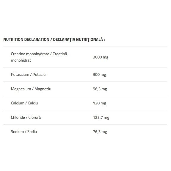 Creatine Monohidrate + Electrolytes, Vitabolic - 300g Creatine Monohidrate + Electrolytes, Vitabolic - 300g