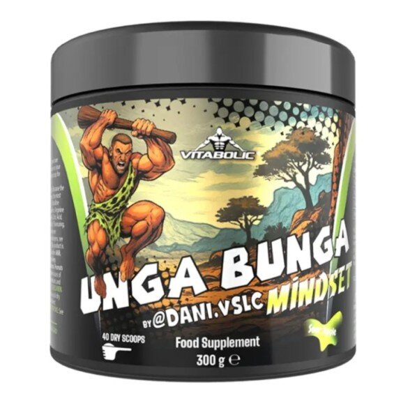 Unga Bunga Dry Scoop, Preworkout, Vitabolic - 300g Unga Bunga Dry Scoop, Preworkout, Vitabolic - 300g