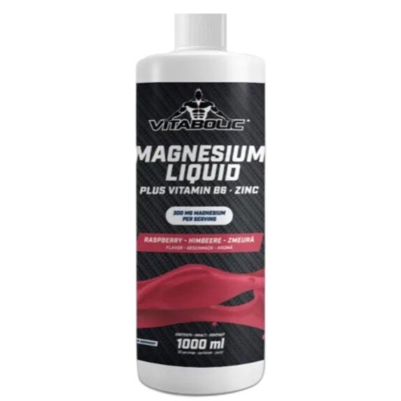 Magnesium Liquid Plus Vitamin B6 - Zinc, Vitabolic - 1000 ml Magnesium Liquid Plus Vitamin B6 - Zinc, Vitabolic - 1000 ml