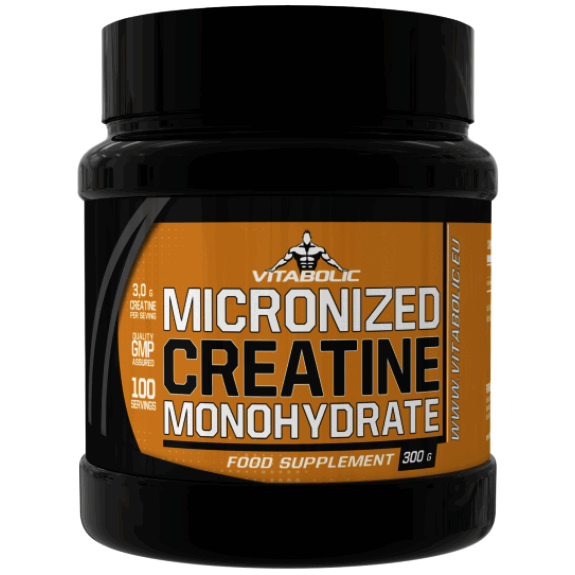 Creatină Monohidrată Micronizată 100% pură, Vitabolic - 300g
