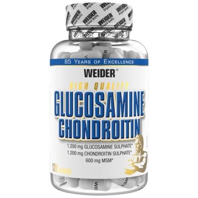 Weider Glucosamina si Condroitina + MSM - 120 Capsule