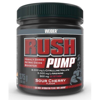 RUSH Pump Pre-Workout, Fara Caffeine - 375g RUSH Pump Pre-Workout, Fara Caffeine - 375g
