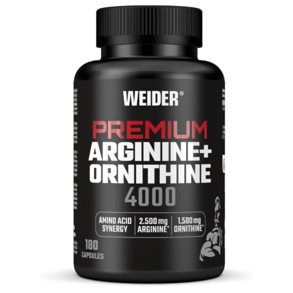 Premium Arginine + Ornithine 4000mg, Weider - 180 Capsule