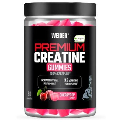 Premium Creatine Gummies, Creapure - 60 Jeleri Premium Creatine Gummies, Creapure - 60 Jeleri