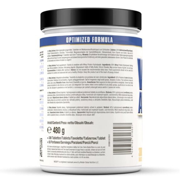 Weider, Whey Aminos - 300 Tablete