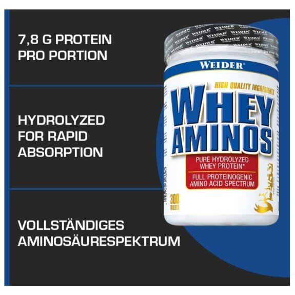 Weider, Whey Aminos - 300 Tablete
