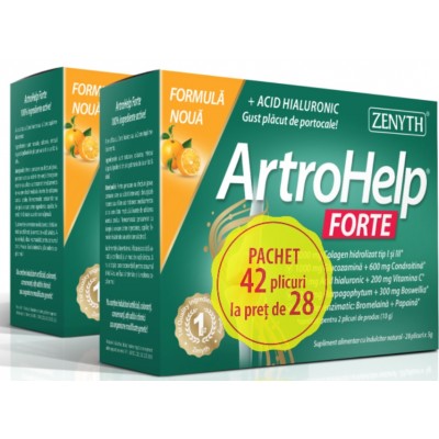 Zenyth ArtroHelp Forte Articulatii  - 42 plicuri