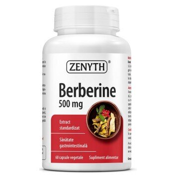 Berberine 500mg - 60 Capsule vegetale Berberine 500mg - 60 Capsule vegetale