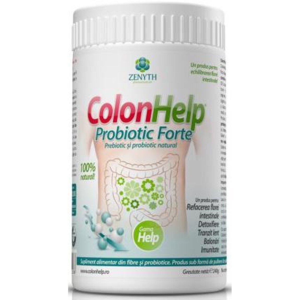 Colon Support Zenyth ColonHelp Probiotic Forte - 240g