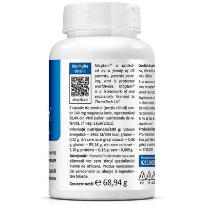 Magtein, Magnesium L-Threonate - 90 Capsule