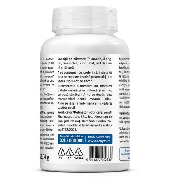 Magtein, Magnesium L-Threonate - 90 Capsule