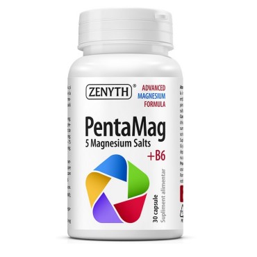 PentaMag 5 Magnesium Salts + B6 - 30 Capsule PentaMag 5 Magnesium Salts + B6 - 30 Capsule