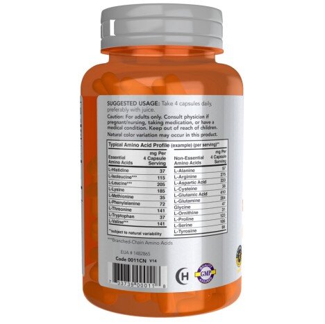 Amino Complete NOW Foods 120 capsule NOW Foods Amino Complete capsule vegetale