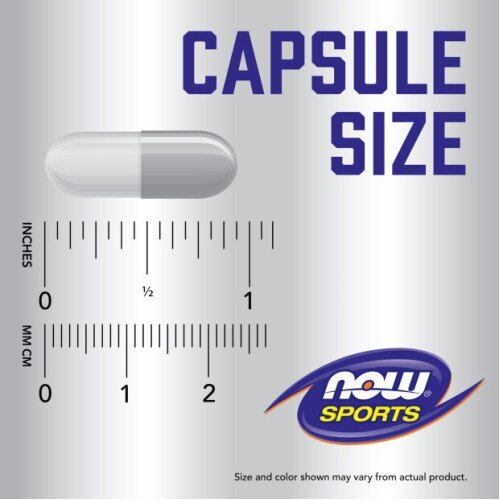 NOW Foods, Beta-Alanina 750mg, pentru pentru creșterea performanței fizice și reducerea oboselii musculare
