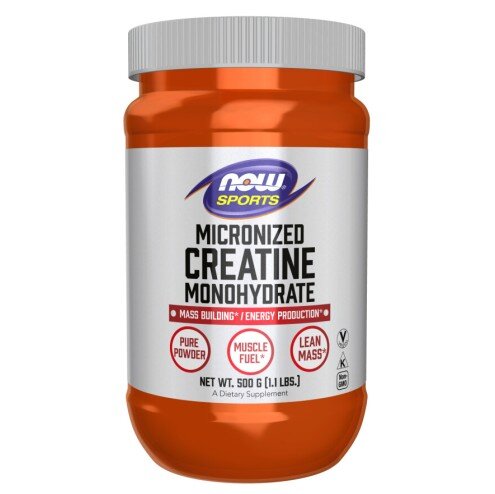 NOW Foods, Creatină Monohidrat Micronizată, pentru pentru creșterea masei musculare și performanța sportivă