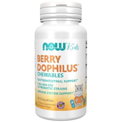 BerryDophilus Probiotic - 60 Tablete masticabile BerryDophilus Probiotic - 60 Tablete masticabile