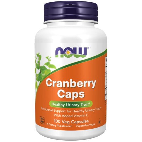 NOW Foods, Cranberry Caps – 100 Capsule vegetale NOW Foods, Cranberry Caps, pentru pentru susținerea sănătății tractului urinar și protecția vezicii urinare