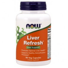 NOW Liver Refresh, detoxifiere si regenerare ficat - 90 Capsule vegetale