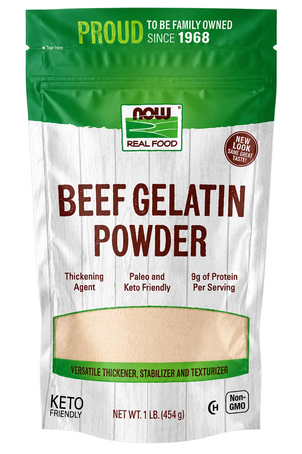 NOW Gelatina bovina 454 g